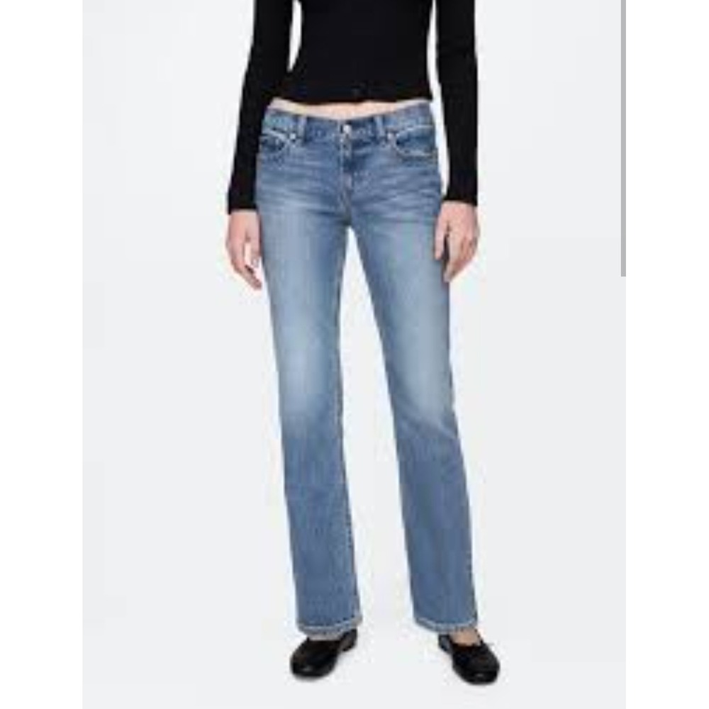 1969 Straight Leg Casual Preppy Jeans Blue Denim Womens 33x29 Casual Going Out